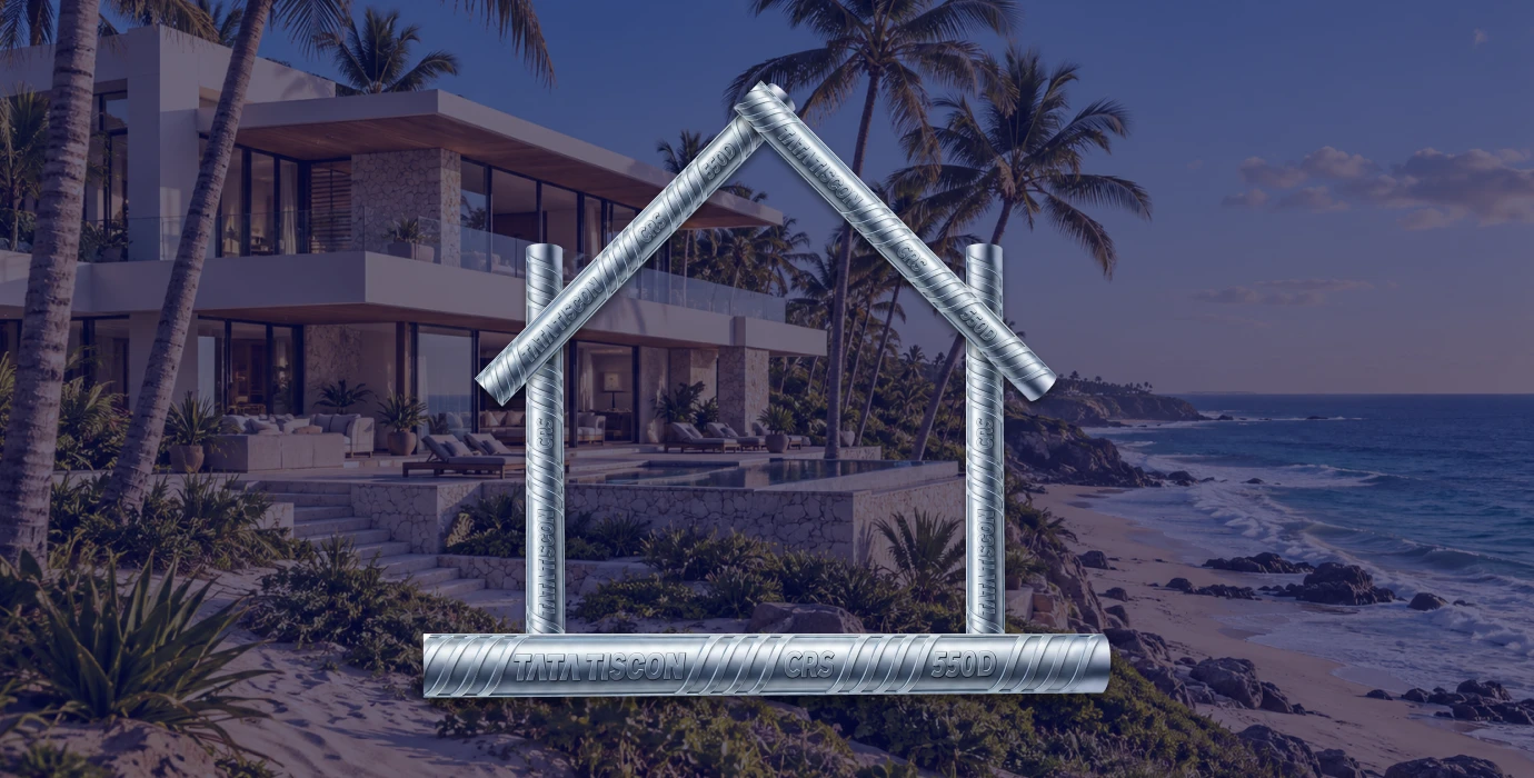 Buying TMT Rebars for Coastal Homes? 7 Things to Check Before Choosing Tata Tiscon CRS550D